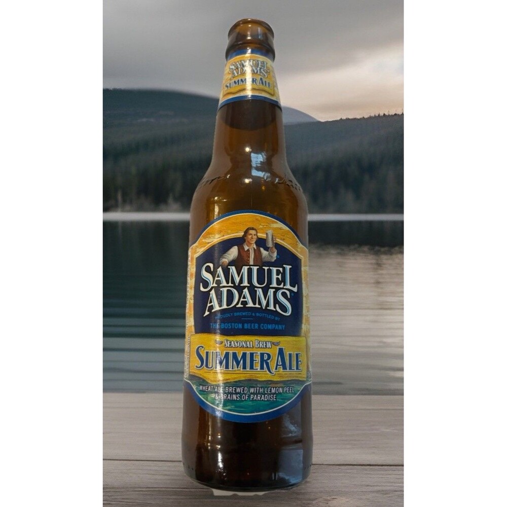 Samuel Adams 2000s Summer Ale Seasonal Brew  Beer Bottle From Boston MA